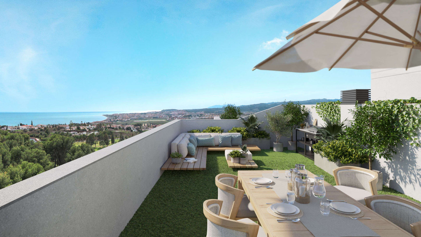 Luxury Apartments in Málaga, Near Golf and Mediterranean Sea